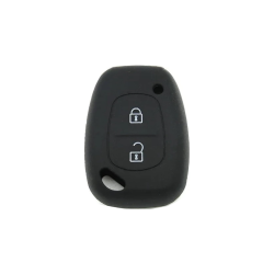 FUNDA MANDO FIJO RENAULT NEGRO 2 BOTONES
