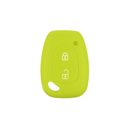 FUNDA MANDO FIJO RENAULT VERDE CLARO 2 BOTONES