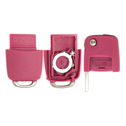 TELEMANDO KEYDIY KDB03 3 BOTONES TIPO VAG ROSA