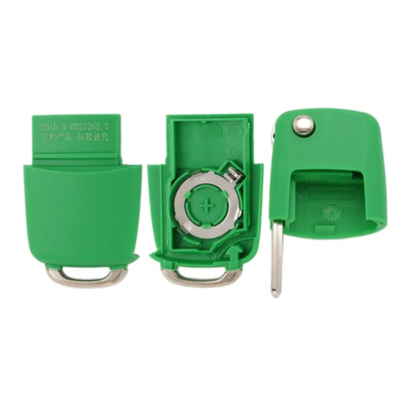 TELEMANDO KEYDIY KDB03 3 BOTONES TIPO VAG VERDE
