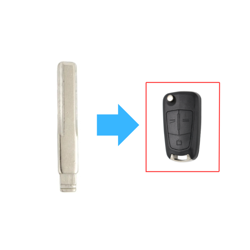 ESPADIN PARA MANDO PLEGABLE OPEL  HU43  "H"