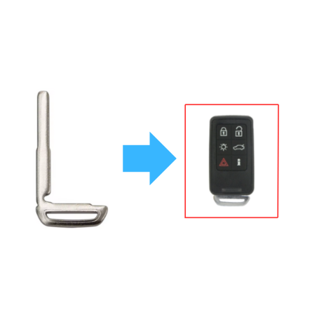 ESPADIN PARA MANDO KEYLESS JAGUAR XJ  HU101
