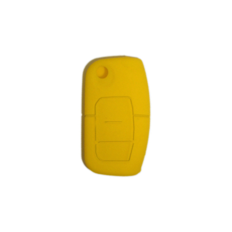 FUNDA MANDO PLEG. FORD AMARILLO 3 BOTONES