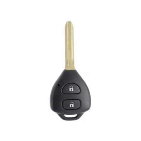 CARCASA MANDO FIJO TOYOTA 2 BOTONES TOY43